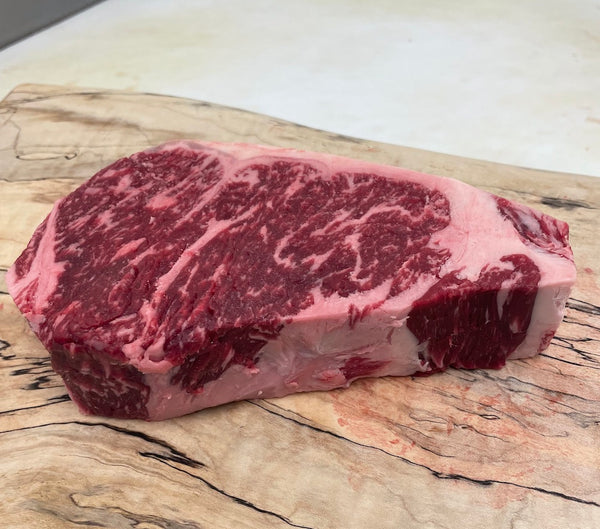 Grass-Fed Wagyu Striploin $100/lb